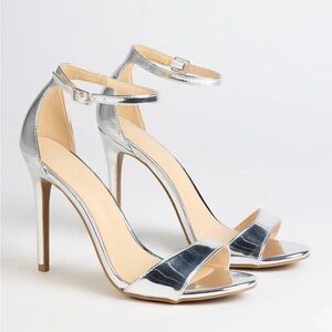 Glam Steps Metallic Stiletto Heels